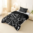 thumbnail image 3 of Erosebridal Soccer Print Twin Comforter Sets 3-Piece for Boys Girls,Sport Football Bedding Set for Kids Teens,Black Reversible,Lightweight Room Decor, 3 of 6