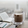 thumbnail image 4 of Vaso de plástico con doble asa, vaso premium para bebidas, vaso resistente y grueso, 4 of 8