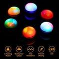 thumbnail image 2 of Collar con luz LED para perro, 8 luces de seguridad coloridas para perros y gatos, resistente al agua, 3 modos de parpadeo (8 pilas adicionales incluidas)., 2 of 5