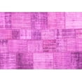 thumbnail image 1 of Ahgly Company Indoor Rectangle Patchwork Pink Transitional Area Rugs, 2' x 4', 1 of 4