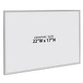 thumbnail image 3 of Azar 17" x 22" Horizontal Wall Mount Acrylic Sign Holder With Adhesive Tape Clear 10/Pack 122038, 3 of 5