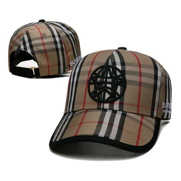 Sombrero De BURBERRY Mujer Primavera Verano Britanico A Cuadros TB Gorra De Beisbol Calle Moda Casual Version Coreana Sol Walmart en linea
