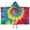 Colorful Tie Dye, variant on Colorful Tie Dye Mandala Pattern Hooded Bath Towel,50"x30" for Ages 3 To 12 Kids, Quick Dry Lightweight Soft Microfiber Hood Beach Towel Cover Up for Kids