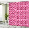 thumbnail image 5 of Ambesonne Fuchsia Shower Curtain, Geometric Vertical Circles, 69"Wx84"L, Fuchsia Hot Pink, 5 of 5