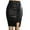 Black, variant on Aayomet Sequin Skirt For Women Women Classic High Waisted Leather Bodycon Slim Mini Pencil Skirt,Black XXL