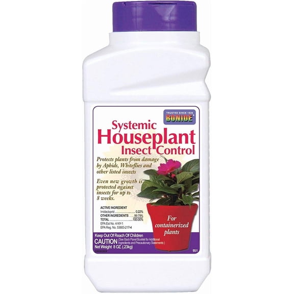 ANHXN Product 951 Systemic House Plant Insect Control (2 Pack of 8 Oz.)