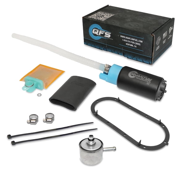 Fuel Pump w/ Tank Seal, Fuel Filter, Strainer for Harley Davidson Motorcycle - OEM Replacement, HFP-382-HDTF QFS