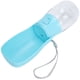 thumbnail image 4 of Botella de agua potable plegable portátil para viajes al aire libre para mascotas de plástico, hervidor para perros y gatos, botella plegable azul, 4 of 5