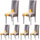 thumbnail image 1 of 6 piezas: fundas para sillas de comedor, funda elástica moderna para silla, funda elástica duradera para decoración de bodas, hoteles, restaurantes, 1 of 5
