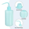 thumbnail image 3 of Uxcell 2Pcs 16oz Lab Squeeze Bottle 500ml Plastic Safety Wash Bottles (Blue), 3 of 6