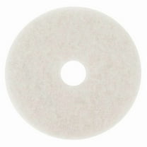 1pack 3M 4100 Buffing Pad, 14 In, White, PK5