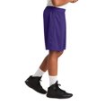 thumbnail image 3 of SPORT-TEK Boys PosiCharge Classic Mesh Short Large Purple, 3 of 6