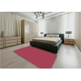 thumbnail image 5 of Ahgly Company Machine Washable Indoor Rectangle Transitional Crimson Red Area Rugs, 8' x 12', 5 of 7