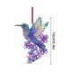 thumbnail image 2 of Colorful Hummingbirds Flower Sun Catchers Pendant, 2 of 7
