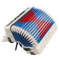 thumbnail image 3 of Accordéon Clavier Accordéon 17 Touches 8 Basses Revêtement Celluloïde Instrument de Musique Blanc, 3 of 5