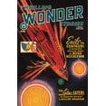 thumbnail image 2 of Retrosci-fi 17x24 Gold Ornate Wood Framed with Double Matting Museum Art Print Titled - Thrilling Wonder Stories: Rocket Ship Troubles, 2 of 4