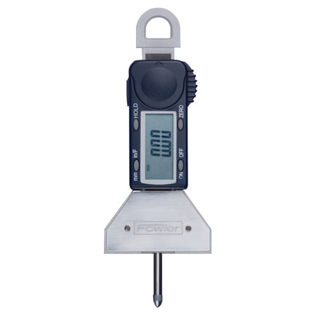 Fowler Jauge de Profondeur Xtra-Valeur, 54-225-555-0, Plage de Mesure 0-16 Pouces, Fractions Métriques en Pouces