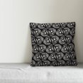 thumbnail image 3 of Creative Products Etched Skull Pattern 18x18 Spun Poly Pillow, 3 of 3