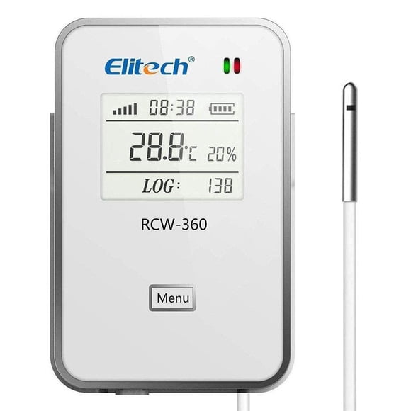 Elitech RCW-360 WiFi Temperature and Humidity Data Logger Email SMS App Push Alert