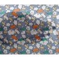 thumbnail image 4 of oneOone Viscose Chiffon Grayish Blue Fabric Cloud & Bird Cartoon Sewing Craft Projects Fabric Prints By Yard 42 Inch Wide, 4 of 4