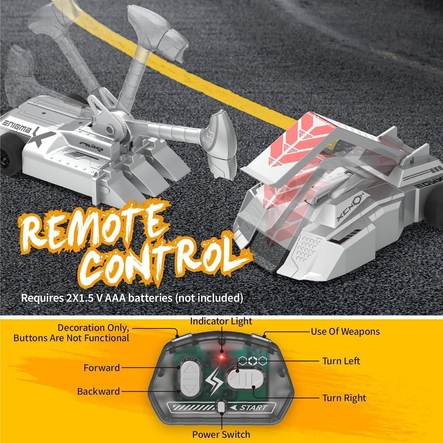 Remote Control Battle Robots, 2.4 G Rc Fighting Robots Wars Battle Bots, Wireless 2-Player Fighting Robot Stem Toys (1Set)