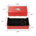 thumbnail image 4 of PIT66 Coin Slabs Storage Box Intercept Shield for 50 Certified Coins Holders (Red), 4 of 11