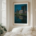 thumbnail image 5 of Columbus at Night - Columbus Ohio Photography Cityscape Nightlife Architecture Skyline Modern Art Oak Framed Wall Art Print 12 x 16 inches, 5 of 12