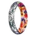 thumbnail image 1 of Brazalete jinwen de resina con flores secas para mujer y niña, 1 of 8