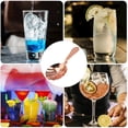 thumbnail image 5 of Vjnyvs Bartender Ice Strainer Stainless Steel Ice Spoon Filter Shell Shape Strainer Cocktail Strainer Professional Ice Cube Filter Spoon Home Kitchen Barware, 5 of 7