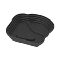 thumbnail image 2 of Plato de alimentación de es plato de bañera de es decoración de hábitat de tortuga plato de agua para serpientes suministros de mascotas semi acuáticas ranas Negro, 2 of 10