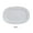 White, variant on Yanco MM-93 Miami Rectangular Platter, 11.75" Length x 8.5" Width, Porcelain, Bone White, Pack of 12