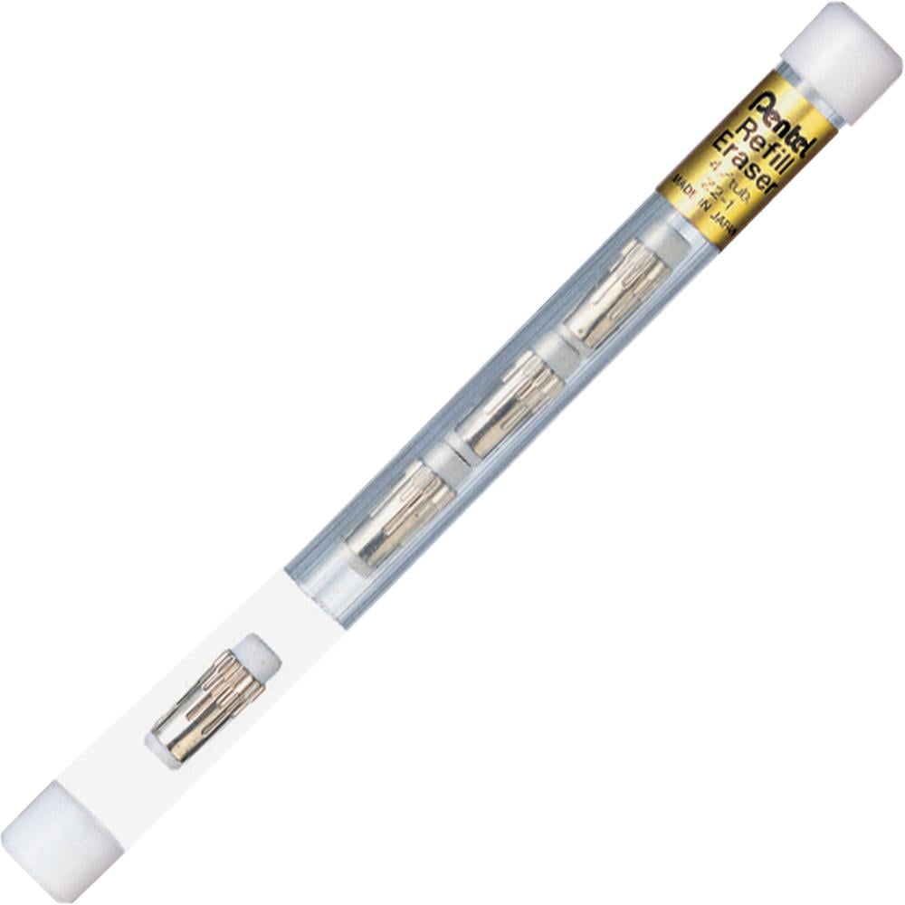 4 erasers per tub Pentel Refill Eraser for Mechanical Pencils 3 Tubes per pack 