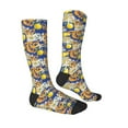 thumbnail image 3 of Balery Sicilian Style Fun Novelty Socks Men'S Women'S Crew Socks Funny Crazy Novelty Socks Quirky And Cool Socks, 3 of 9