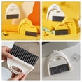 thumbnail image 3 of 1 Set of Small Broom And Dustpan Kit Desktop Cleaning Tool Cartoon Design Dustpan Broom Home Supply, 3 of 8