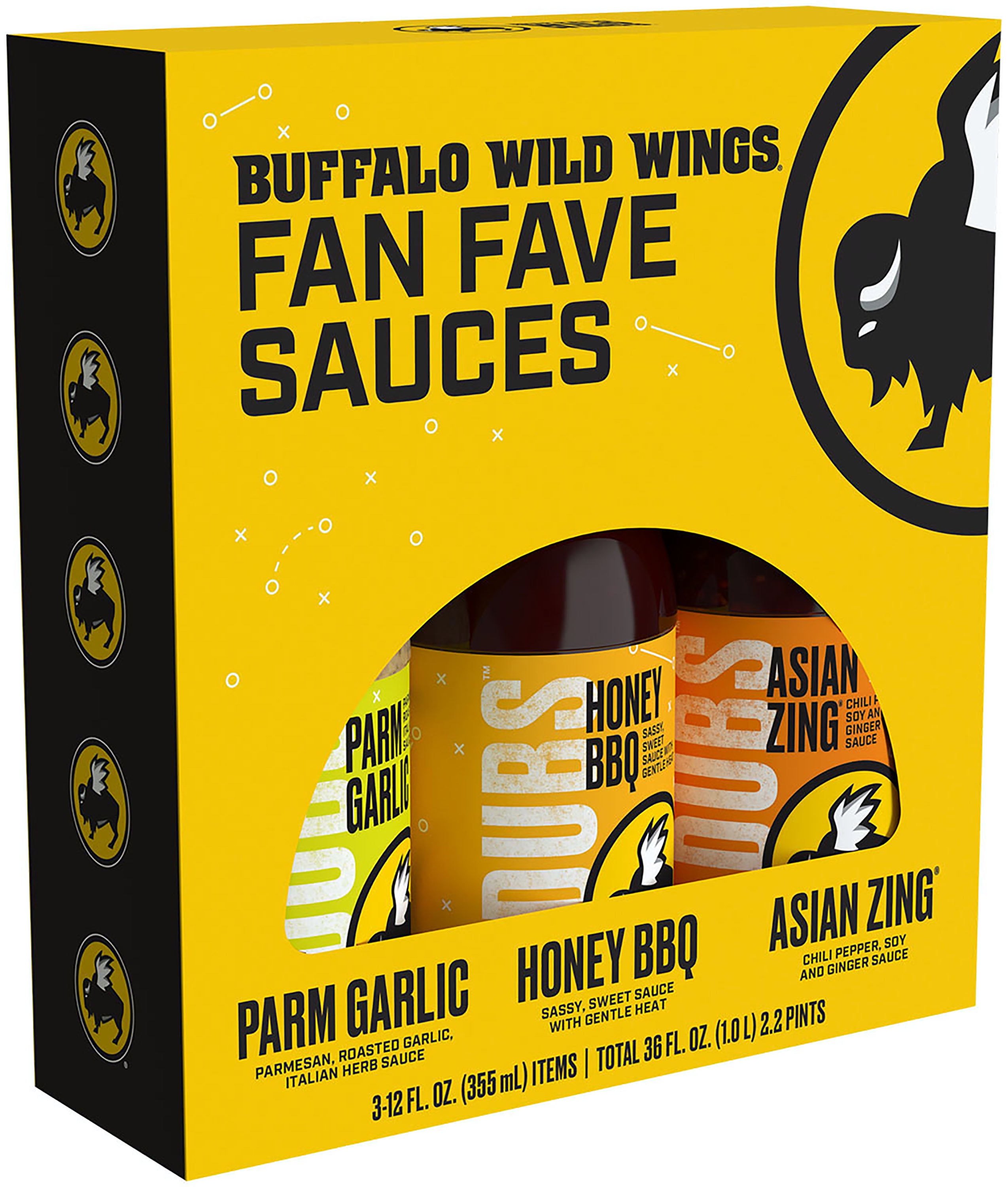 Buffalo Wild Wings 3 Pack Variety Sauces 3 12 Fl Oz Walmart Com