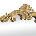 thumbnail image 4 of DecMode 42" x 72" Gold Metal Scroll Tall Ornate Arched Baroque Floor Mirror, 4 of 7