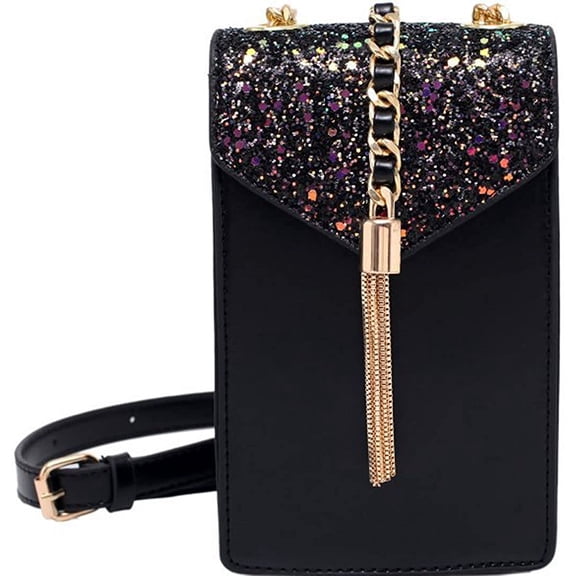 YOUI-GIFTS Crossbody Phone Bag Tassel Cell Phone Purse Wallet for Women PU Leather Shoulder Bag Handbag