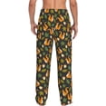 thumbnail image 3 of Uemuo Forest Squirrel Pattern Men's Wide Leg Palazzo Lounge Pants with Pockets Light Weight Loose Comfy Casual Pajama Pants-Small, 3 of 9