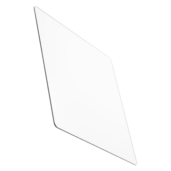 MLINS Flexible Acrylic Mirror Sheet SelfAdhesive NoDrill Decorative Wall Mirror for Bathroom Gym Bedroom 20x20cm