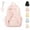 Pink, variant on Spacious Angel Wings Backpack with Pendant, Large Capacity Nylon Rucksack with Multiple Pockets for Women