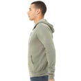 thumbnail image 2 of BELLA + CANVAS Unisex Sponge Fleece Full-Zip Hoodie Size up to 3XL, 2 of 5
