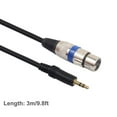 thumbnail image 3 of XLR 3pin Female to 3.5mm TRS Male Cable Audio Adapter Microphone Cable, 3 of 3