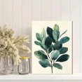 thumbnail image 2 of Qisvanset 12x16 Inch 2D Flat Framed Canvas Art, Sage Green Vintage Botanical Watercolor Nursery Home Wall Art, 2 of 5