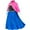 A, variant on Anna Frozen Princess Dress Snow Queen Costume for Girls Birthday Party Halloween Christmas Cosplay Outfit Toddler Kids