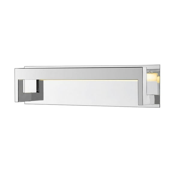 15W 1 Led Vanity Light Fixture in Linear Style 19.8 inches Wide By 5.13 inches High-Chrome Finish Bailey Street Home 372-Bel-2750553