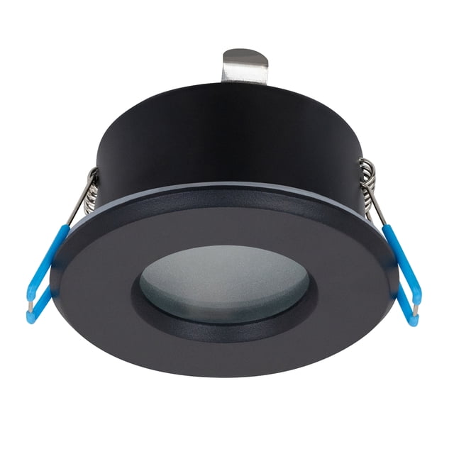 Estevez Luminaria Empotrable Redonda GX5.3 IP44 – Negra Ø83 mm