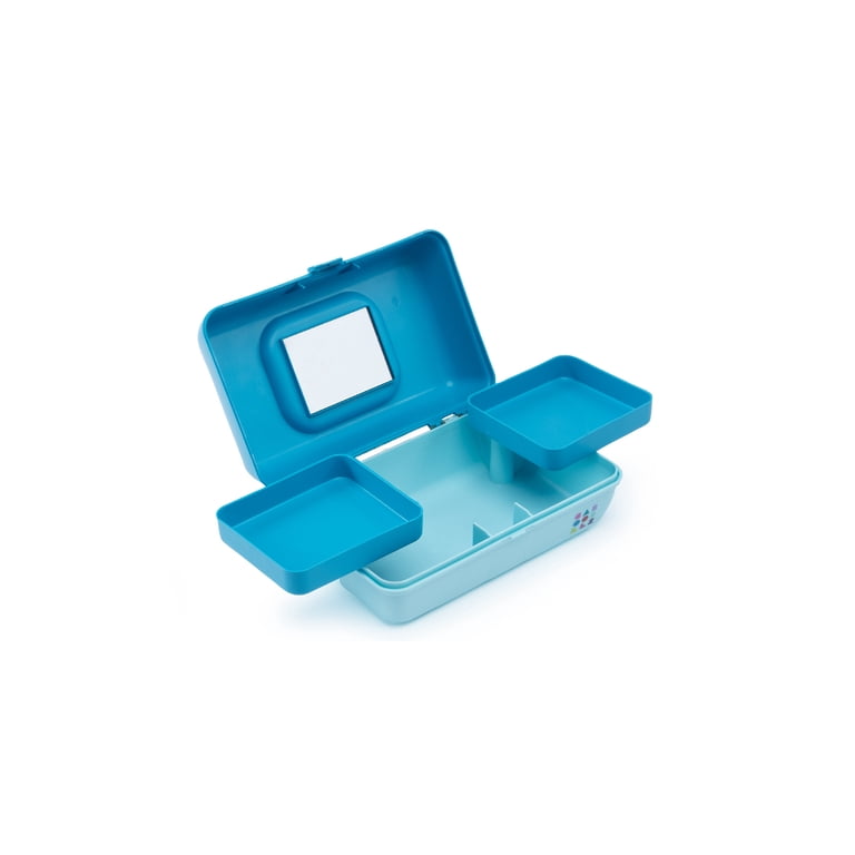 Étui Rigide Tupperware Turquoise - Pour Lunettes Ou Maquillage, Neuf Et Pratique