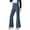 Navy, variant on AherBiu Toddler Girls Flare Leggings Kids Teens Yoga Pants Stretch High Waisted Athletic Workout Bell Bottom Pants(6-7 Years,Black)