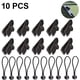 thumbnail image 2 of Paquete de 10 clips reutilizables resistentes para lonas. Ideales para carpas, toldos, camping, cubiertas de barcos, cubiertas de automóviles, piscinas o parasoles., 2 of 8
