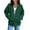 244#Dark Green, variant on Zipper Hoodies For Women Trendy Y2K Long Sleeve Sweatshirts Fall Oversized Jackets Winter Clothes With Pockets Royal Blue XL